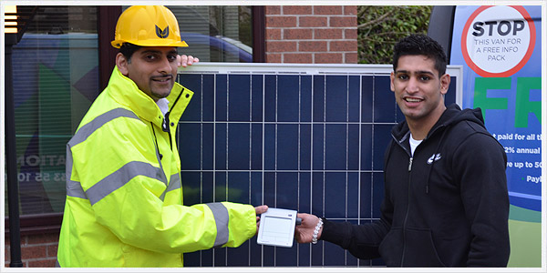 Amir Khan Solar Installation 2 uk