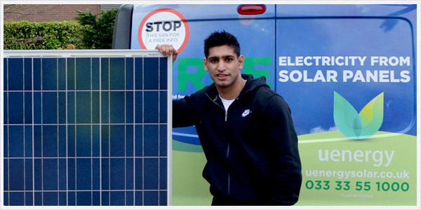 Amir Khan Solar Installation 3 uk