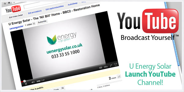 U Energy Solar Launch YouTube Channel