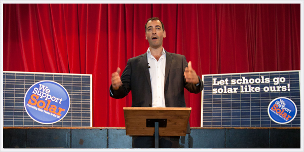Alistair McGowan - Green Government Should Back Solar